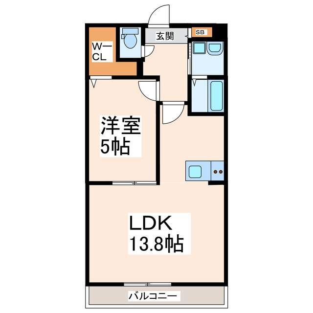 エレイネ菊陽の物件間取画像