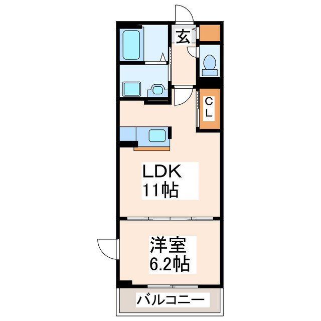 ドリームカミングⅠの物件間取画像