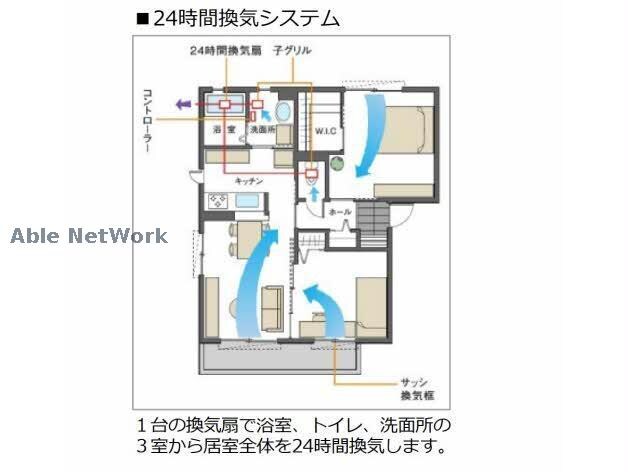 月出小学校入口 徒歩2分 3階の物件内観写真