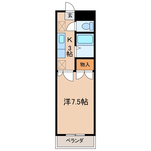 コーポレーション華の物件間取画像