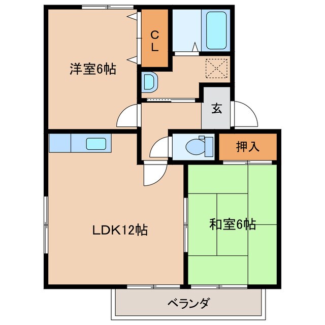 ウィルコート南鷹尾の物件間取画像