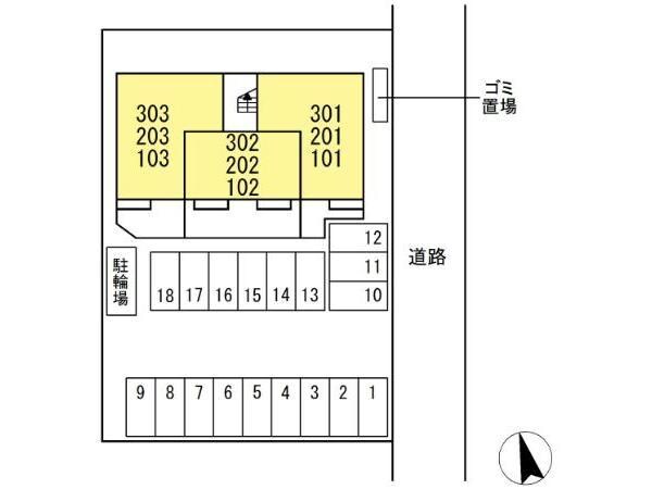 グランパーチェの物件外観写真