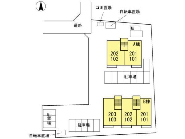 イオスB棟の物件外観写真