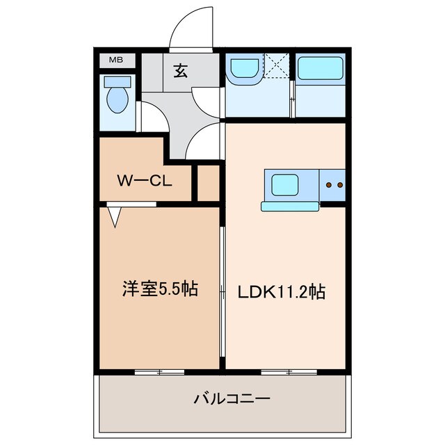 ブリュンヒルデの物件間取画像