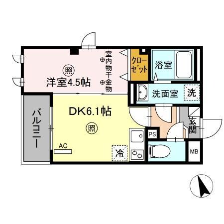 アルカディア末広の物件間取画像