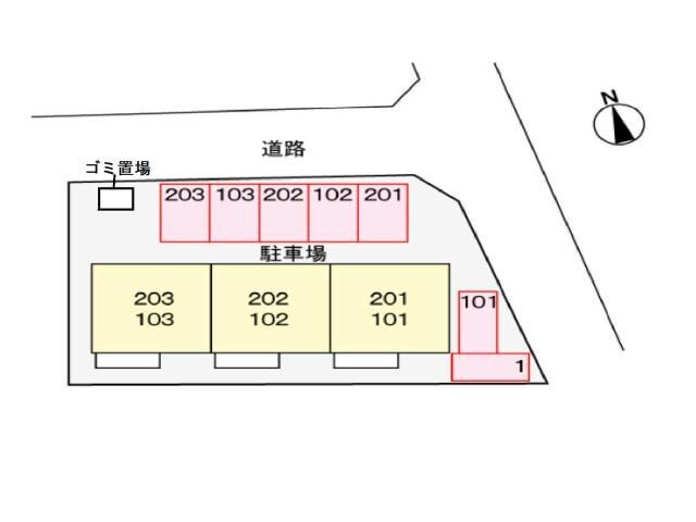 コスモスRの物件外観写真