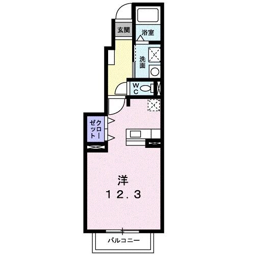 ベルメゾンウエストの物件間取画像