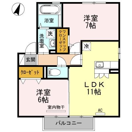 グラン・ガーデンⅢの物件間取画像