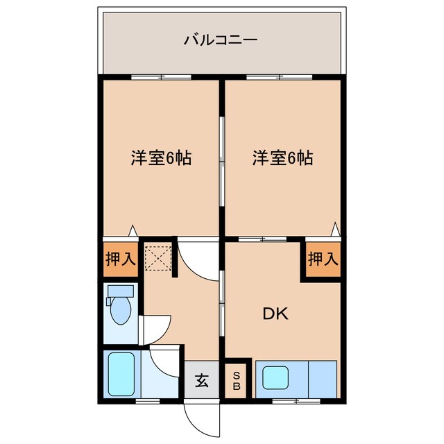 エルエーベースの物件間取画像