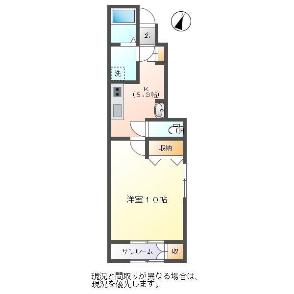 イーリッチテラス寺尾上の物件間取画像