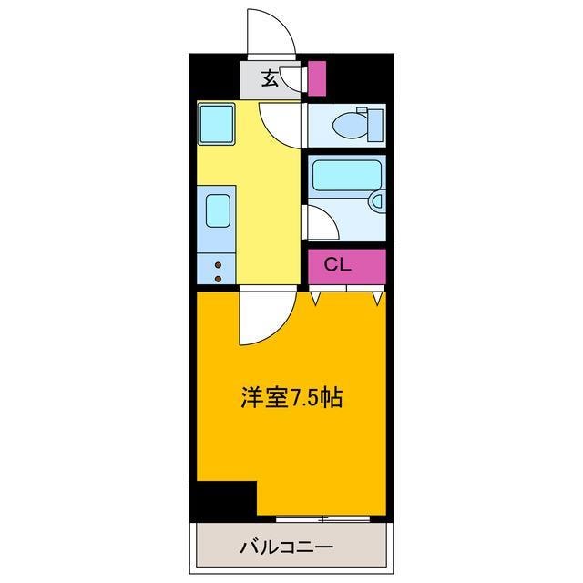 オルザス新潟の物件間取画像