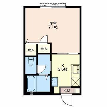 タウンコート西大畑の物件間取画像