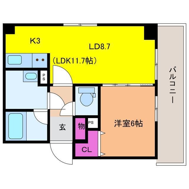 レガーロけやき通りの物件間取画像