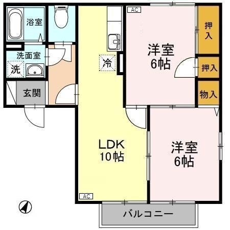 ロイヤルコート新和の物件間取画像