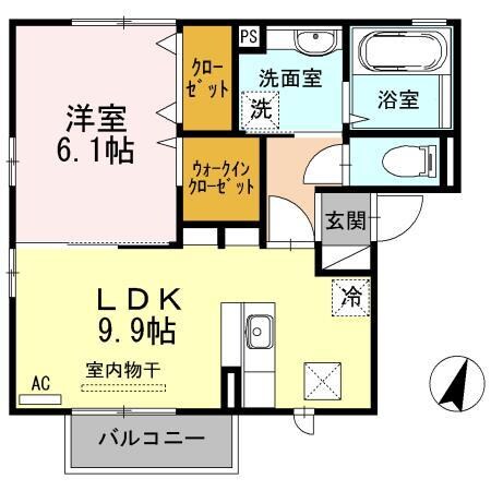 サンボナールの物件間取画像