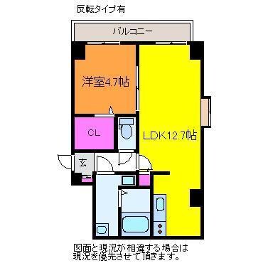 ブラスト南万代の物件間取画像