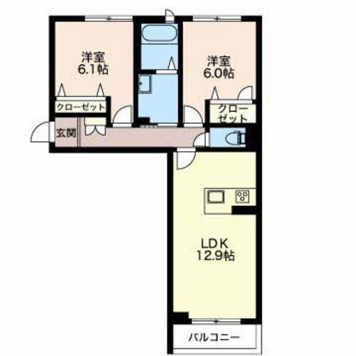 シャーメゾン新光町の物件間取画像