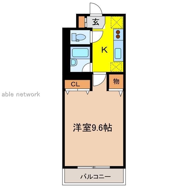 パステル幸栄の物件間取画像