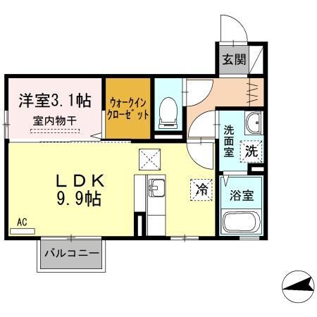 アルトプエンテの物件間取画像