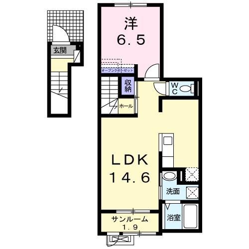 ラフィーナ寺山の物件間取画像