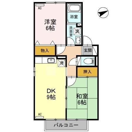 ウォーターシールドＡの物件間取画像