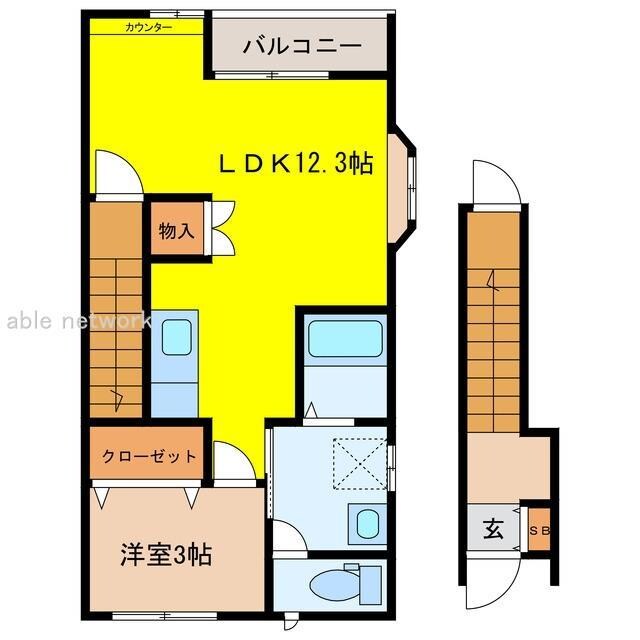 イーストスターの物件間取画像