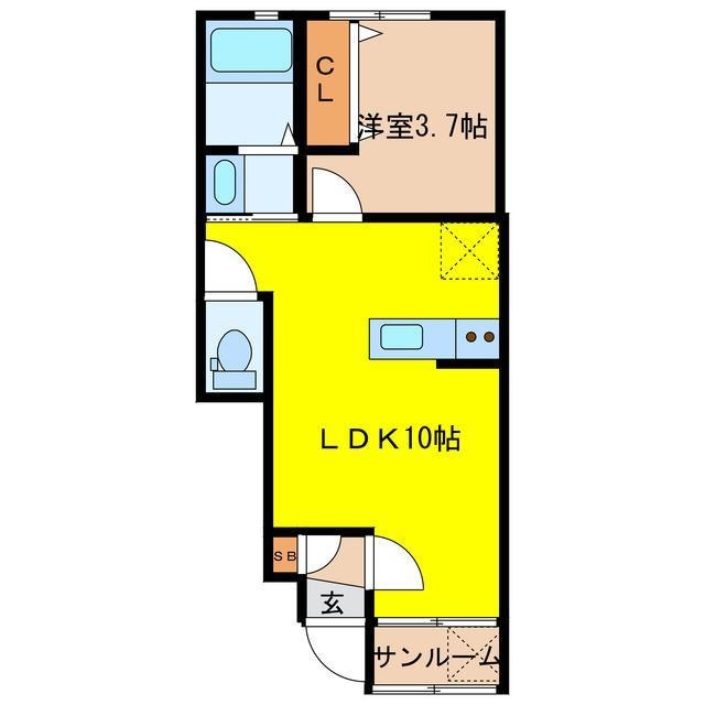 カーサ・アリュールの物件間取画像