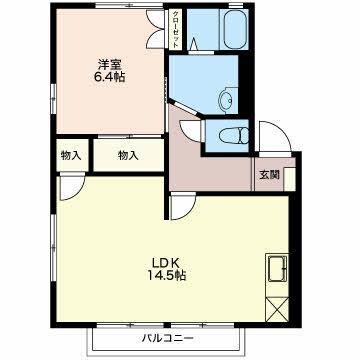 グランメール女池の物件間取画像