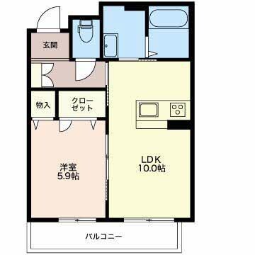 マストタウン上所の物件間取画像