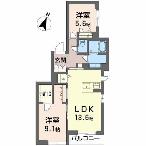 シャーメゾン上所の物件間取画像