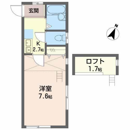 コスモ南の物件間取画像