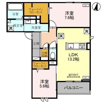 D-ROOMウルズの物件間取画像
