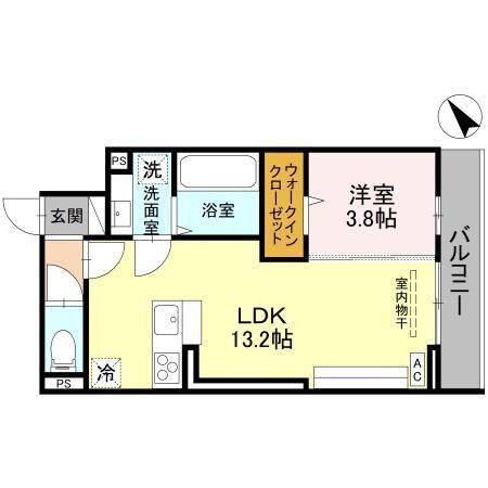 D-ROOM川端町の物件間取画像