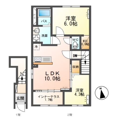 melodyの物件間取画像