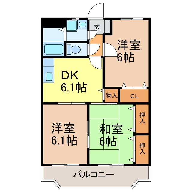 ユーミーJUKOHの物件間取画像