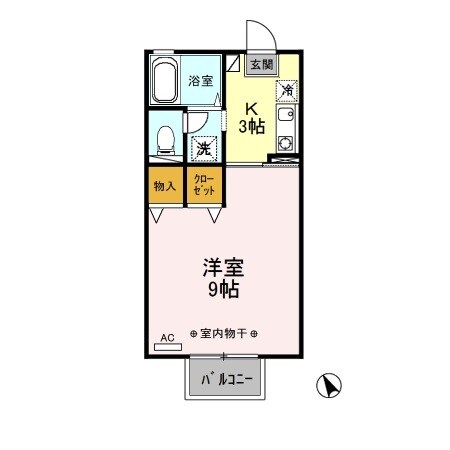 ロワール城南の物件間取画像