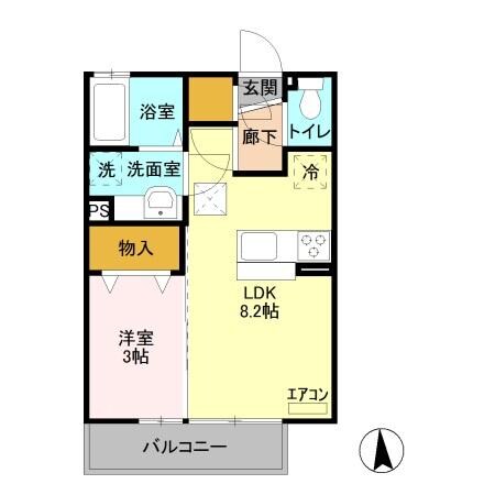 オーブルミエールの物件間取画像