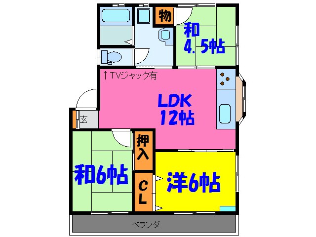 物件間取画像