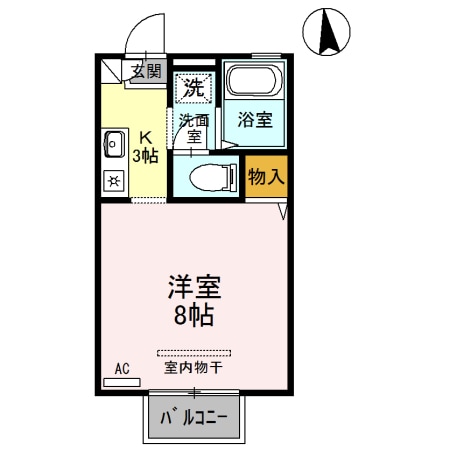 ロイヤルカームコート Ｂの物件間取画像