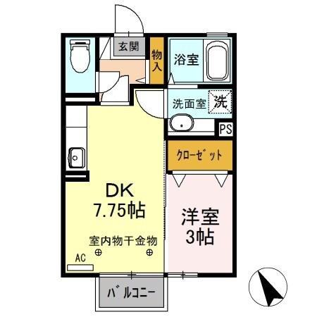 ハイツボナール Ⅴの物件間取画像