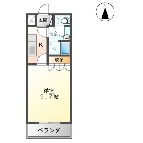 コンフォート　Ⅲの物件間取画像