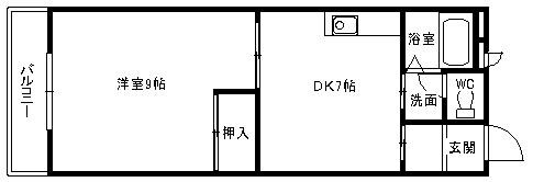 ラ・セゾン城北の物件間取画像