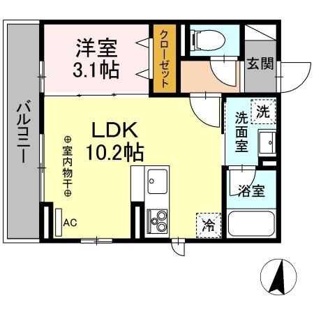 トレピークの物件間取画像