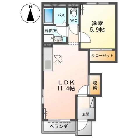 ソレイユの物件間取画像