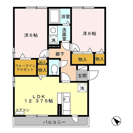 グラスミアの物件間取画像