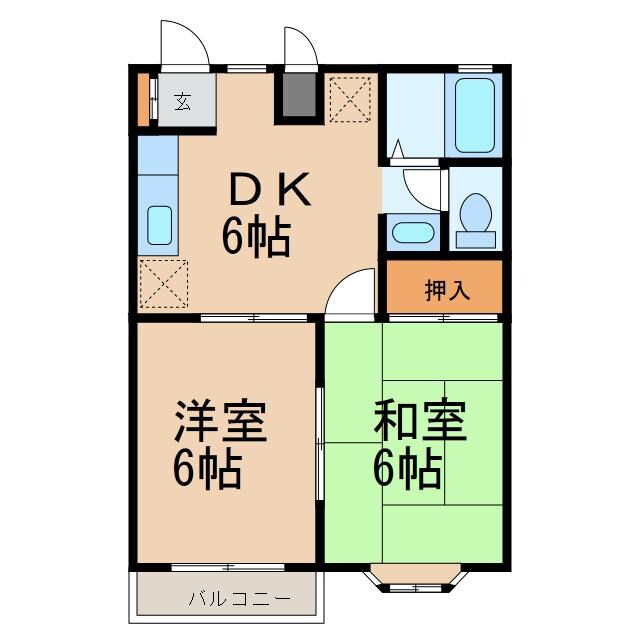 ビバリーヒルズＢの物件間取画像