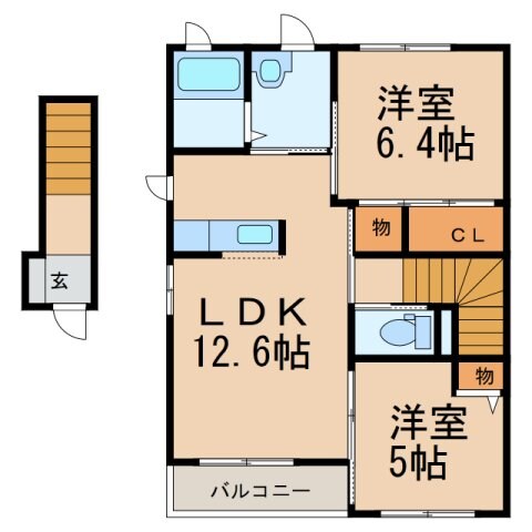 メゾン・クイーンの物件間取画像