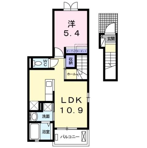 パール　Ｎの物件間取画像