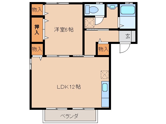小金井駅 徒歩16分 2階の物件間取画像