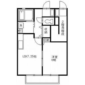 花・ハイツの物件間取画像